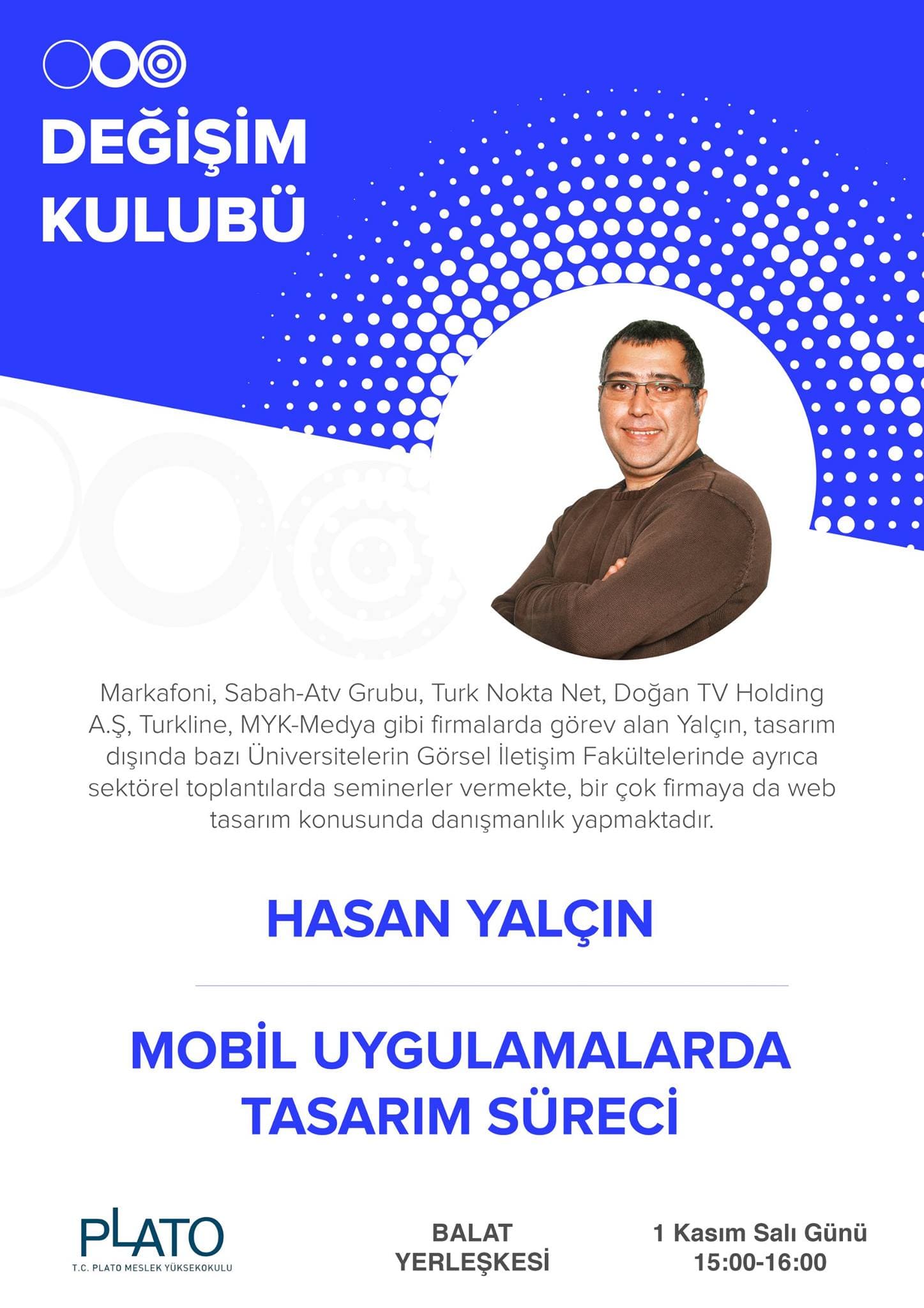 Hasan Yalçın ile Tasarım Sohbeti İstanbul Topkapı Üniversitesi