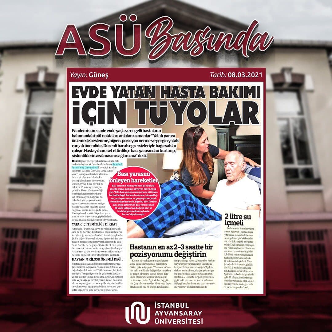 İlk ve Acil Yardım Program Başkanı Tanya Agopyan, Ebebek Canlı Yayınına Katıldı! İstanbul Topkapı Üniversitesi
