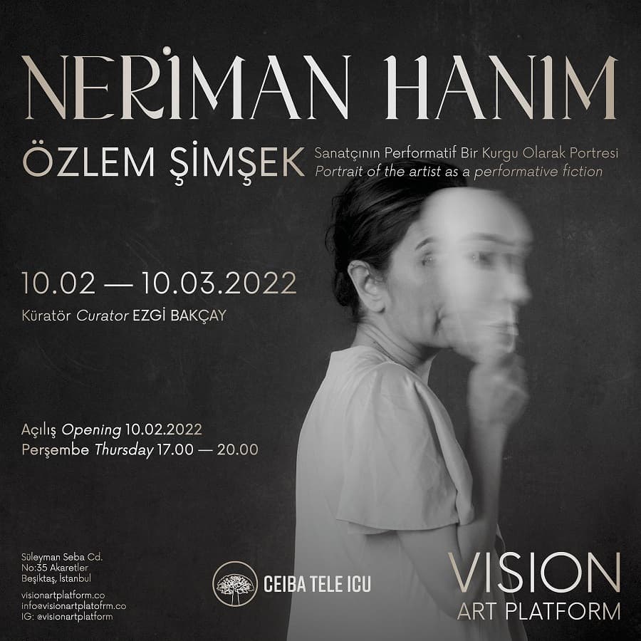 GSTMF Dekan Yardımcısı, Dr. Öğr. Üyesi Özlem Şimşek’in kişisel sergisi “Neriman Hanım” Vision Art Platform’da açıldı İstanbul Topkapı Üniversitesi