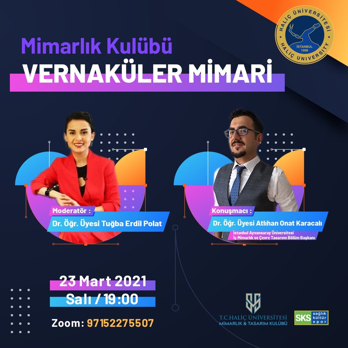 Dr. Öğr. Üyesi Atlıhan Onat Karacalı “Vernaküler Mimarlık” üzerine konuşmacı olarak davet edildi. İstanbul Topkapı Üniversitesi