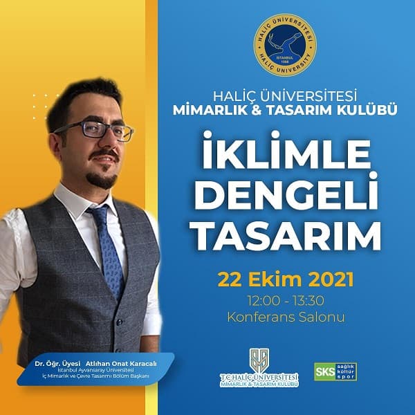 GSTMF Dekan Yardımcısı Dr. Öğr. Üyesi Atlıhan Onat Karacalı, davetli konuşması olarak Haliç Üniversitesi etkinliğine katıldı İstanbul Topkapı Üniversitesi