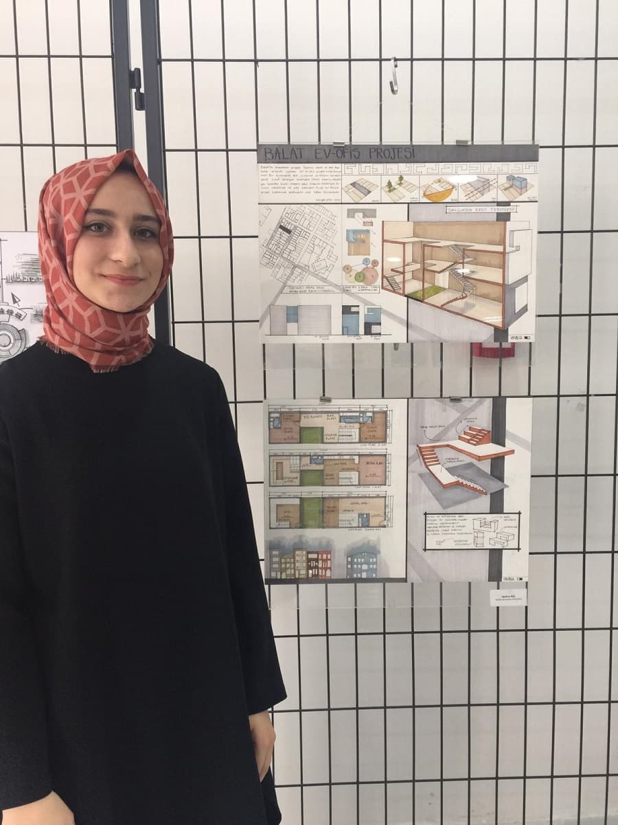 İç Mimarlık ve Çevre Tasarımı Bölümü Mimari Tasarımda İfade Yarışması'nda! İstanbul Topkapı Üniversitesi