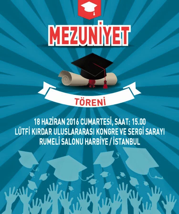 Mezuniyet Töreni İstanbul Topkapı Üniversitesi