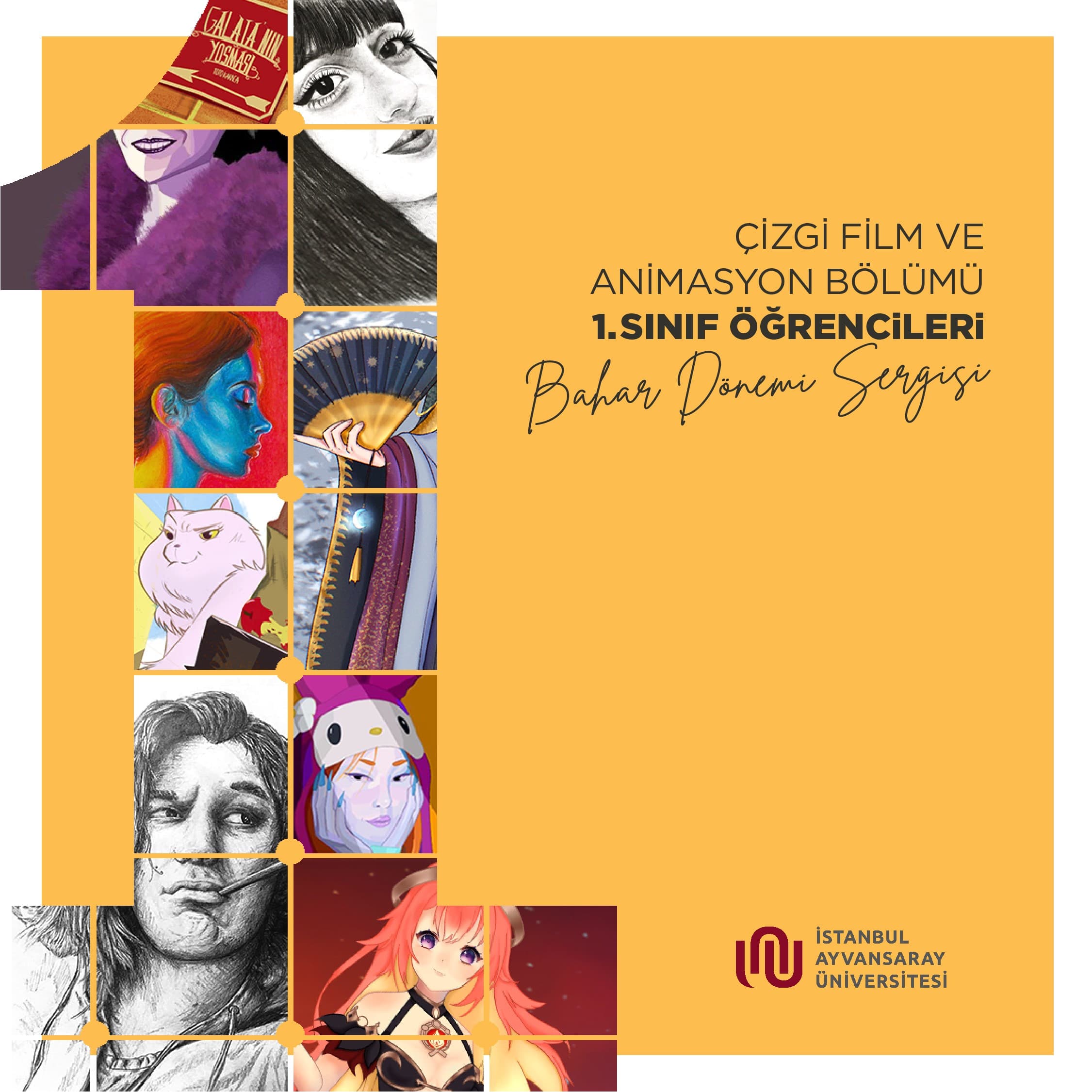 Çizgi Film ve Animasyon Bölümü 1. Sınıf Öğrencileri Bahar Dönemi Online Sergisi İstanbul Topkapı Üniversitesi