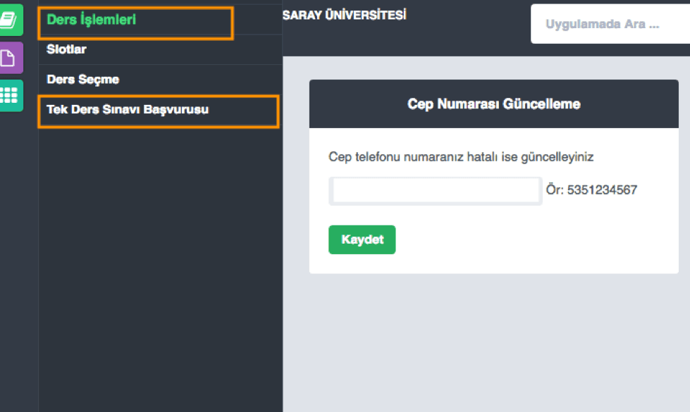 Tek Ders Sınavı Hakkında İstanbul Topkapı Üniversitesi