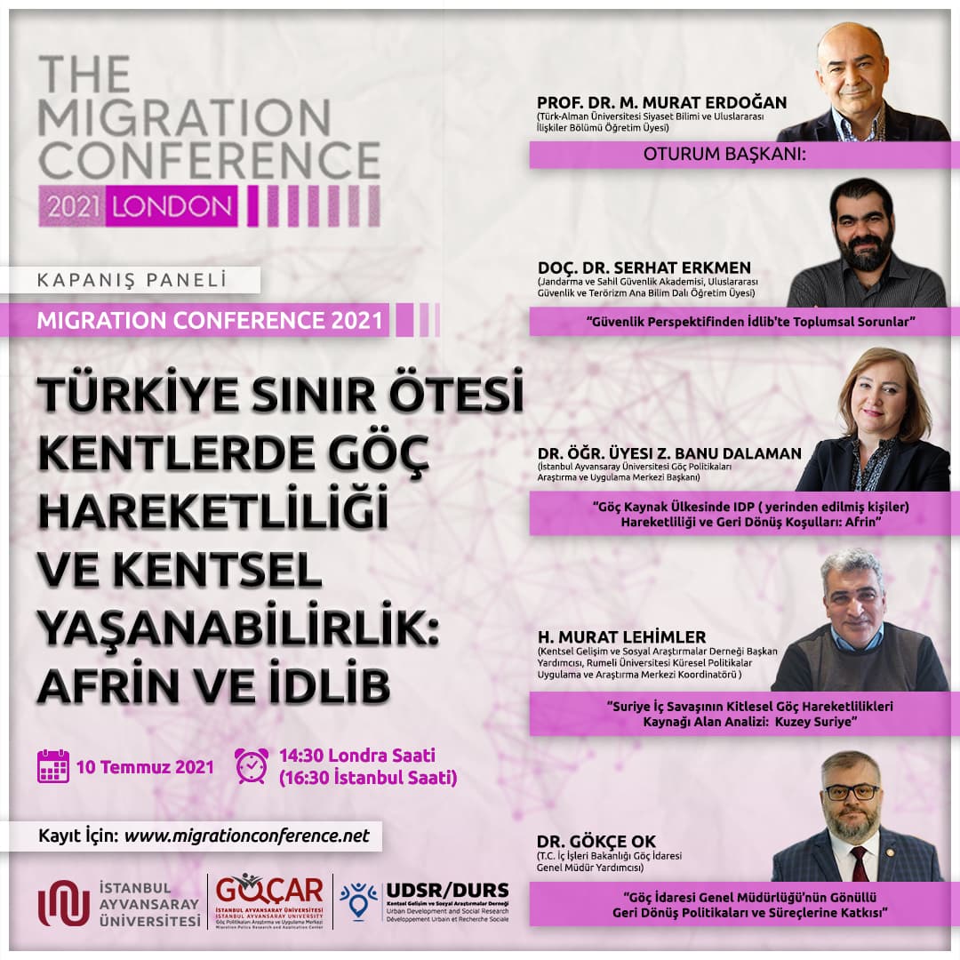 Göç Konferansı’nın Kapanış Panelinde Afrin ve İdlib Ele Alınıyor İstanbul Topkapı Üniversitesi