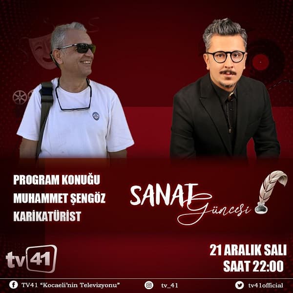 Grafik Tasarım Bölüm Başkanı Dr. Öğr. Üyesi Muhammet ŞENGÖZ, “Sanat Güncesi” adlı TV programına konuk oldu. İstanbul Topkapı Üniversitesi
